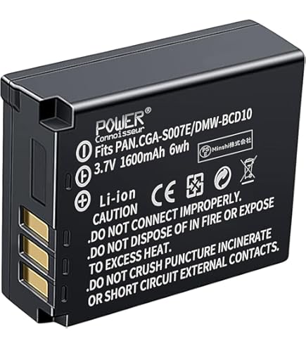 Amazon | 「Power-connoisseur」 PANASONIC対応 Lumix DB-65 s008e DMW